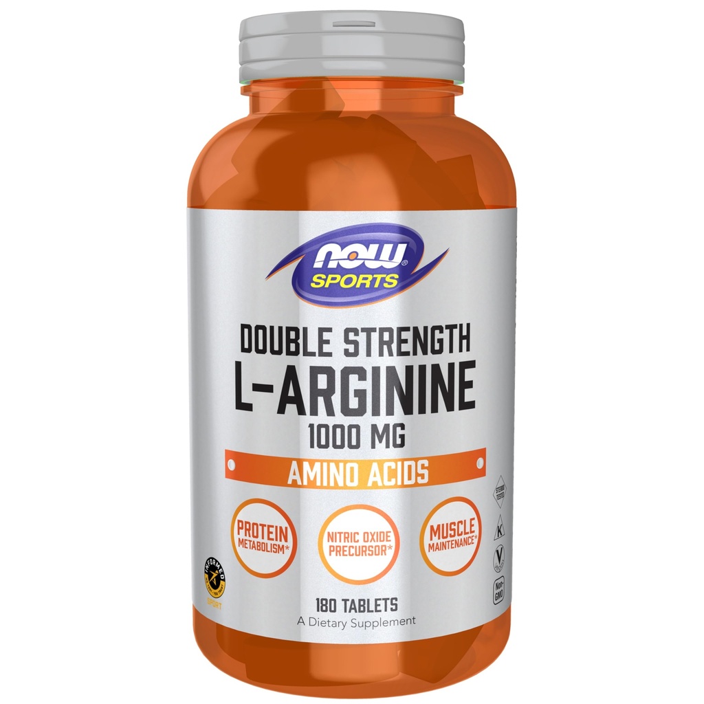 Teraz Foods Sports Nutrition, L-arginín Double Strength 1000mg, Oxid dusnatý Precursor, aminokyseliny, 180 tabliet