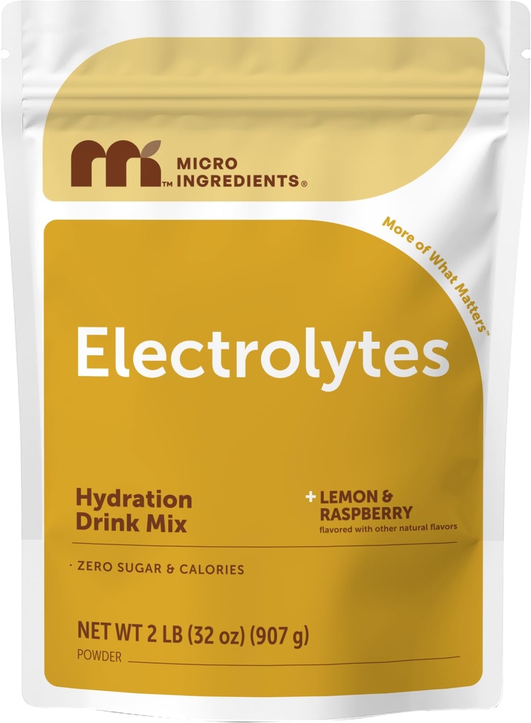 Micro Ingrediencie Hydration Electrolyte Powder, 2 lb (139 Servings) 