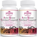 1500mg Lipozomal Active Hexose Correlated Supplement,240 Soft Gels Beta-Glucans with Natural Mushrom Extract, Immune System, Liver Function, Maintain T-Cell & Killer Cell Activity