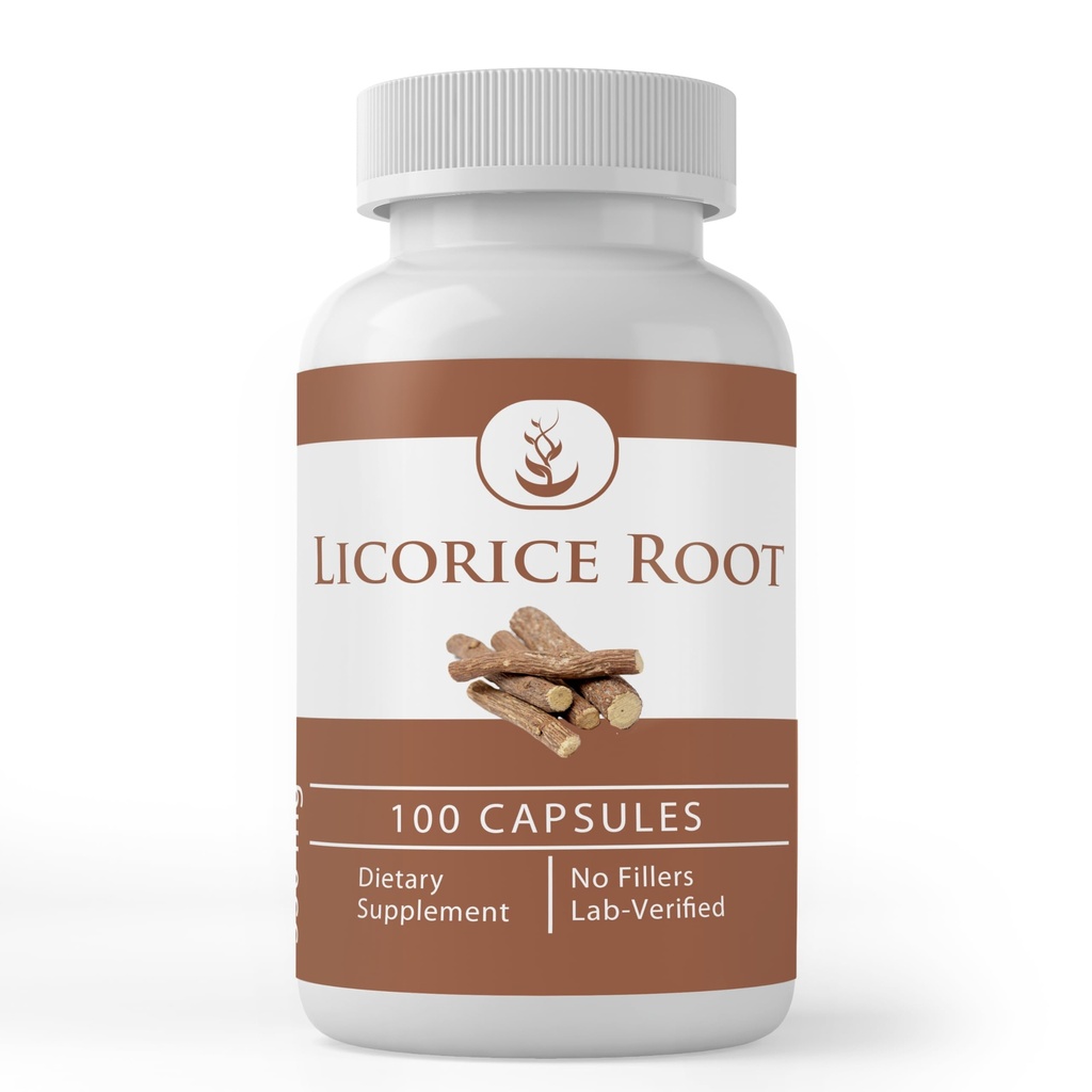 Pure Original Ingredients Licorice Root Extract (100 Kapsule) Always Pure, No Additives Or Fillers, Lab Overified