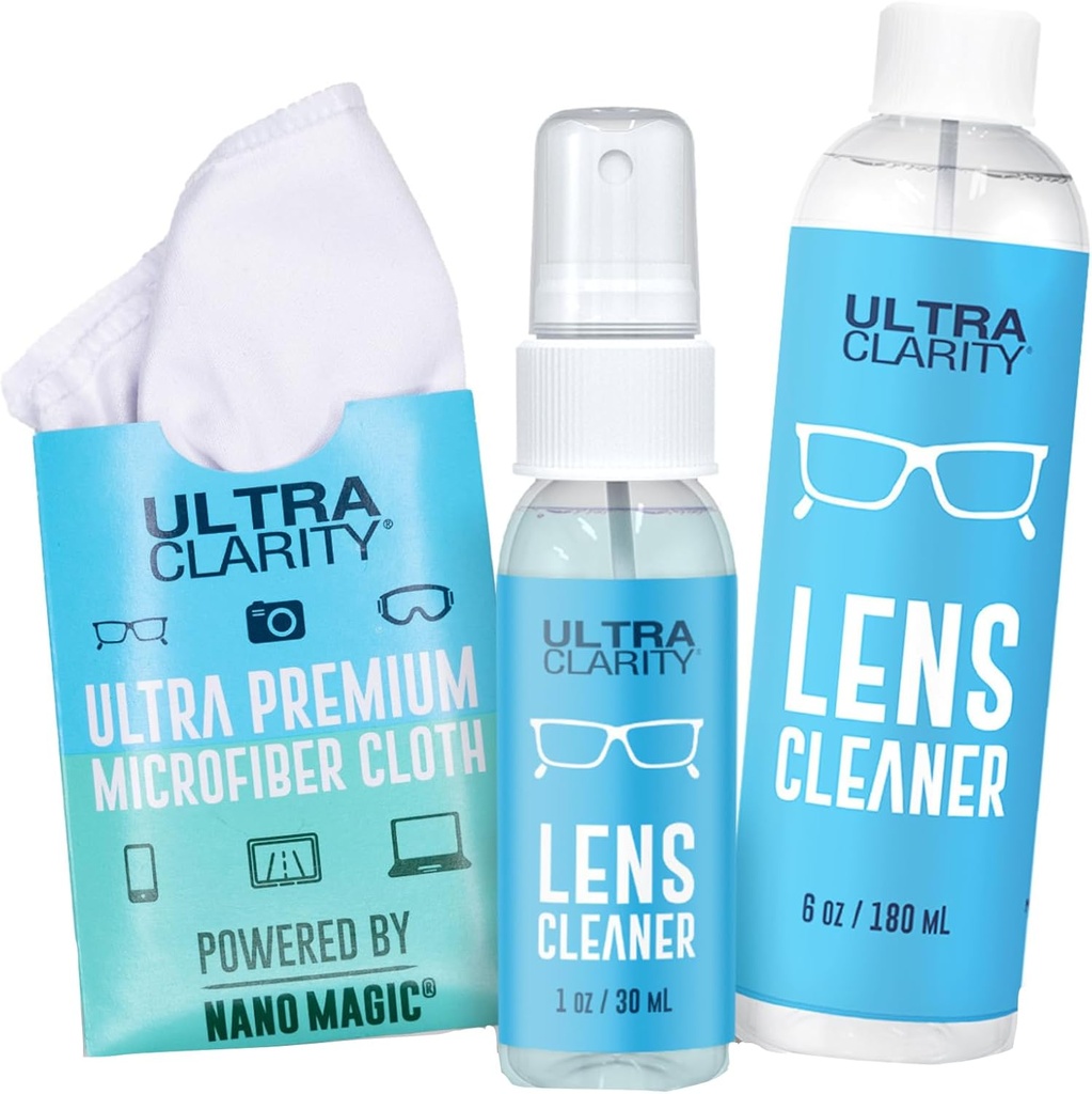 Powered by Nano Magic Eyglass Lens Cleaning Spray 7oz Value Pack 