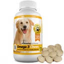 Úžasný Omega 3 pre psy - Omega 3 Rybí olej pre psy Supplement for Ichy Skin Relief for Dry Skin and Hot Spots and Shedding Coat with EPA and DHA Mastné kyseliny - 120 Bacon Flavor Chews