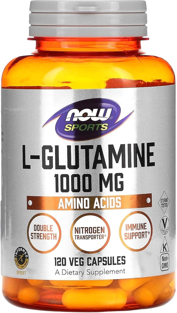 Teraz Foods Sports, L-Glutamine, 1000 mg, 120 Veg Capsules