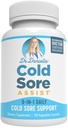 Najlepšie Cold Sore Supplement s Lyzínou a citrónovým balzamom - Dr. Danielle Cold Sore Assist - 120 Kapsule