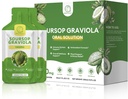 Soursop Graviola perorálna tekutina 10 FL.OZ, vysoká absorpcia Soursop Bitters Drink pre ženy a mužov, čerstvé Graviola Fruit Extract pre bunky* Regenerácia, Immune & Antioxidant Podpora, Ananásová aróma