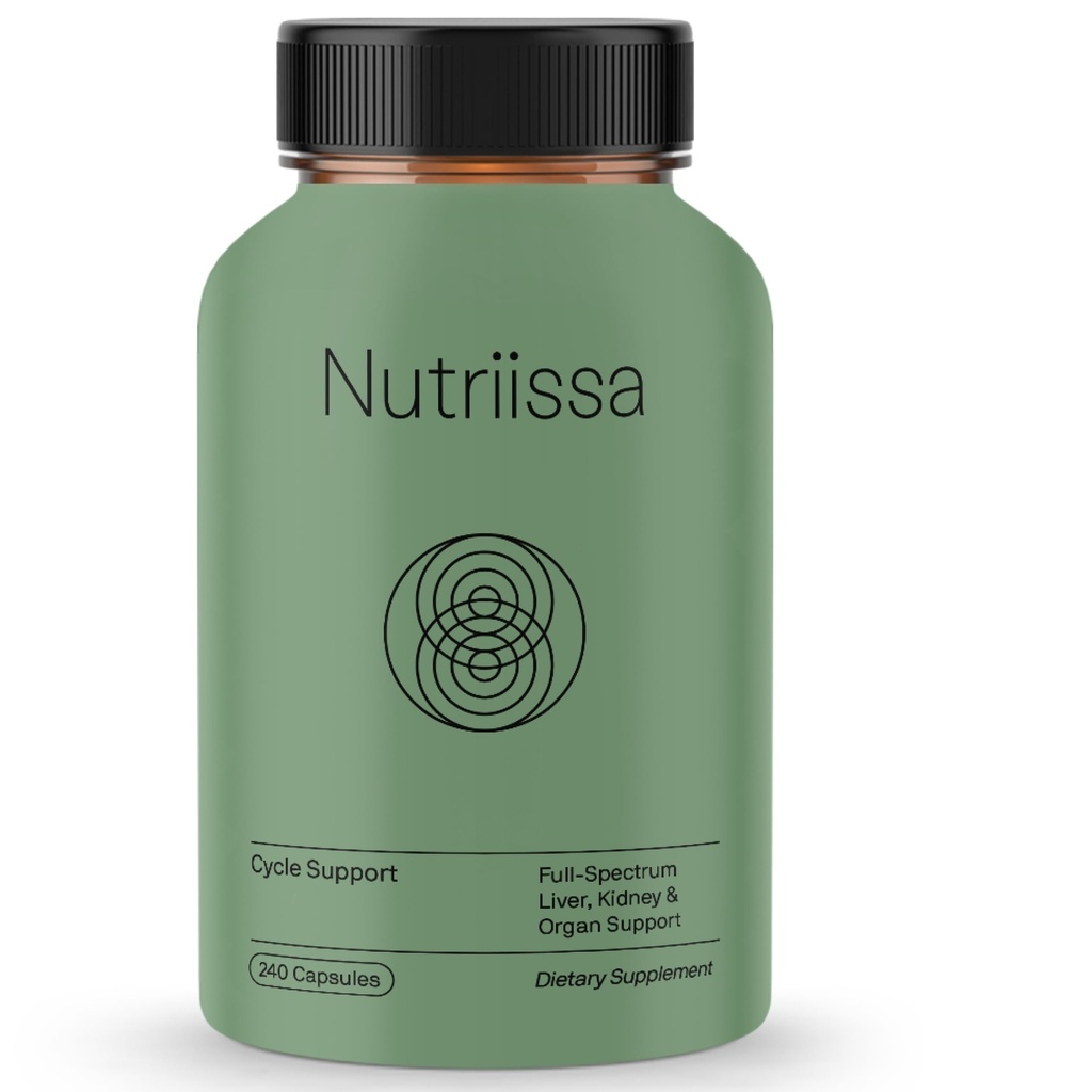 Nutriissa Cycle Support - Premium Obličky a pečeň Detox - Organ Defense for Bodybuilders & Vzpierače - EPEB Certified for Phylanty & Potency - 400mg TUDCA & 1000mg NAC - Vegan, 240 Kapsule