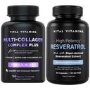 Vital Vitamíny Multikolagen Complex Plus Kapsule + Resveratrol Kapsule