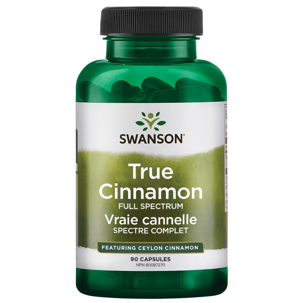 Swanson Full Spectrum Pravá Škorica - Bylinné doplnky - (120 Kapsule, 300mg Každý)