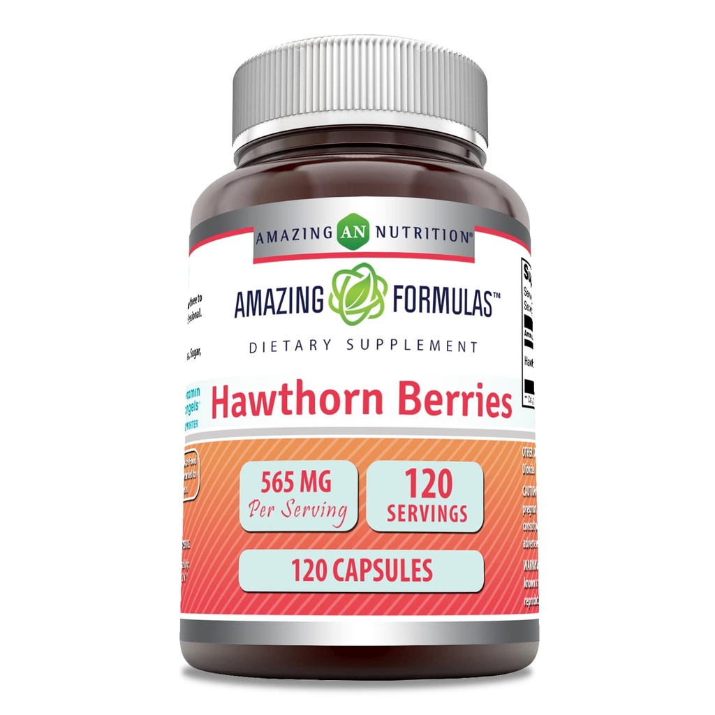 Amazing Formulates Hawthorn Berries Supplement 