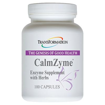 Transformácia Genesis of Good Health Enzymes CalmZyme Supplement with Enzymes & Herbal Blend, Maximize Digestion of Nutrients, Production of Energy & Aid in Immune Support, 100 Kapsule