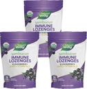 Nature's Way Sambucus Immune Lozenges, Zinok + vitamín C, Black Elderberry Extract, USDA Certified Organic, Original Berry Ochutené, 24 Lozenges (Packaging May Vary) - 3 Balíčky