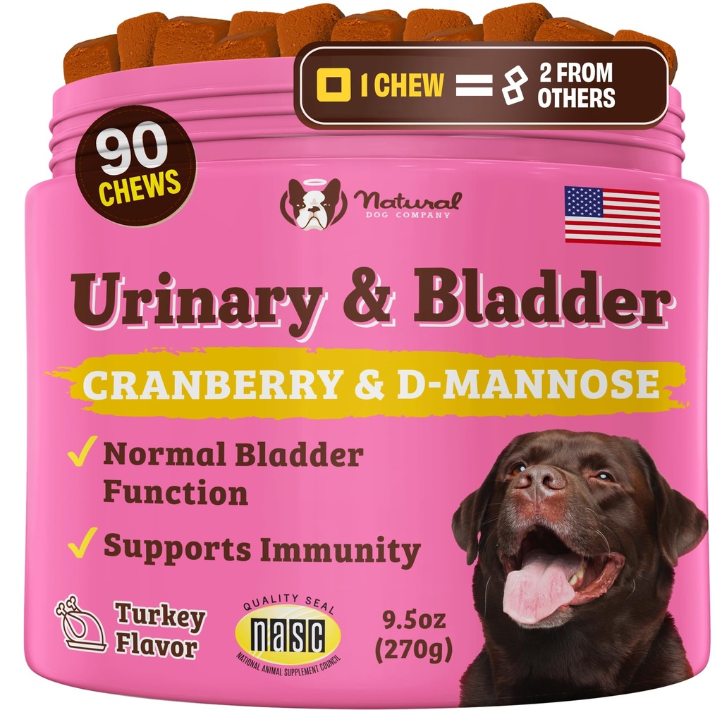 Natural Dog Company Urinary & Bladder Supplement for Dogs 
