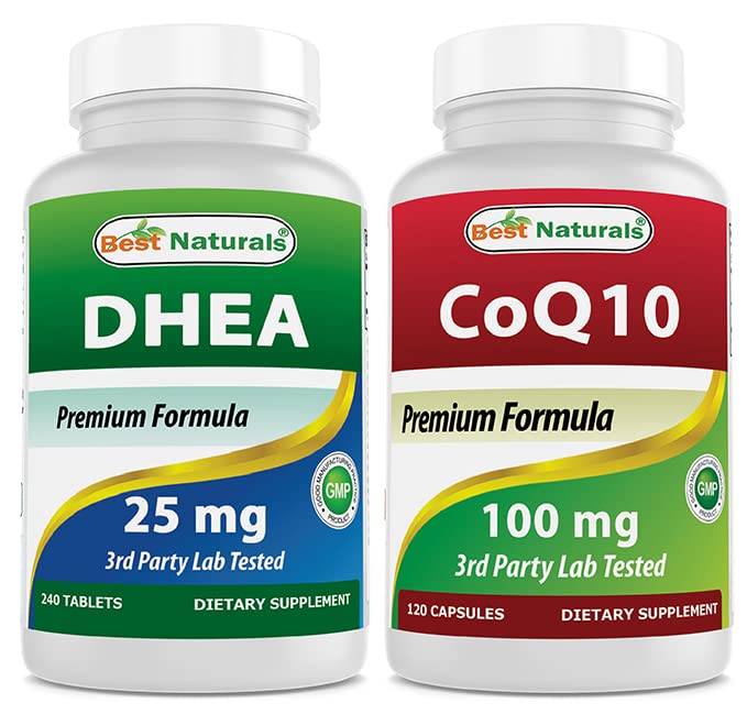 Najlepšie prírodné DHEA 100mg & COQ10 100 mg