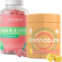 láskavá príroda Myo-Inozitol & vitamín B2 Wellness Bundle - Hormonálna rovnováha, úľava voči migréne a podpora energie Gumies