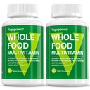 Vegan Celopotravinový multivitamín pre mužov, Metylovaný multivitamín pre mužov a ženy, Organické ovocie a zeleninu doplnok, Blend bylinné & huby, Rastlinné omegas, Všetky prírodné, Non-GMO, 180 Počet