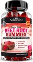 Bezcukrová repa koreňové Gummies - Oxid dusnatý Gummies Infunded s kokosovým olejom pre najvyššiu absorpciu - podporuje energiu a celé telo zdravie - lahodná jahodová príchuť - 60 Počet (30 dní dodávky)