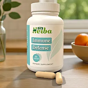 Imunitná obrana doplnok - Rastlinné-založené formula so zinkom, meď, zázvor, Echinacea a cesnak, Denné wellness a imunitný systém Podpora pre dospelých, 50 Kapsule