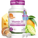 Zahler - Advanced Vitamín D3 50000 IU kapsuly (120 Počet) Kosher Vegetarián Priateľsky vitamín D pre imunitnú podporu, kosti, zuby a svalového zdravia - týždenne D3 vitamín Supplement- Ľahko prehltnúť vitamín D3.
