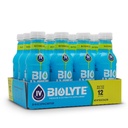 BIOLYTE Electrolyte Drink - Doktor-formulovaný hydratačný nápoj, Electrolytes voda, Chemoterapia musí mať pre ženy a mužov, rehydratácia IV Tekutina vo fľaši - vodný melón, 16 Fl Oz (12 balení)