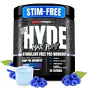 ProSupps Mr Hyde Max Pump Pre Cvičenie Powder - Stim-free Preworkout podporuje prietok krvi, objem svalov a vytrvalosť - Kofeín-bez oxidu dusnatého Gym & Fitness doplnky (Modrý Razz, 20 Servis)