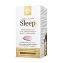 Solgar Triple Action Sleep, 60 Tri-Layer Tablety - Time-Release Melatonin & L-Theanine Plus Herbal Blend - Pomáha vám relaxovať, spadnúť Asleep Fast & Stay Asleep longer - Non-GMO, Gluten Free - 60 Servings