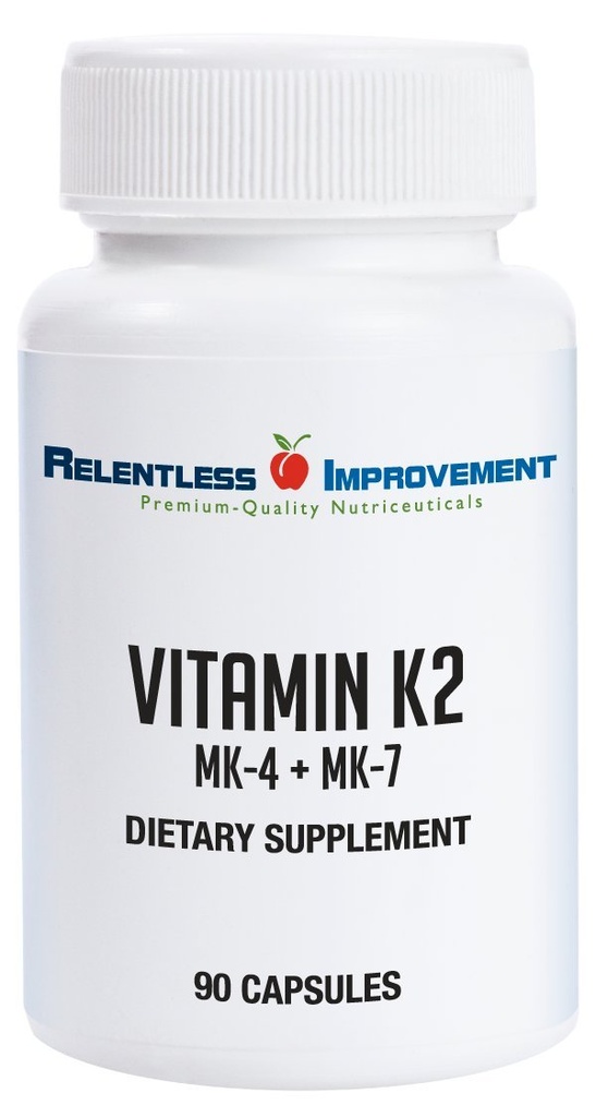 Prírodný vitamín K2 MK4 Plus vitamín K2 MK7 vysoký výkon 15 000mcg MK-4 + 60mcg MK-7 podporuje kostné a arteriálne zdravie Vegi-Capsules Soy-free
