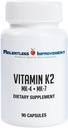 Natural Vitamin K2 MK4 Plus Vitamin K2 MK7 High-Potency 15,000mcg MK-4 + 60mcg MK-7 Supports Bone and Arterial Health Vegi-Capsules Soy-Free
