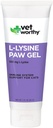 Vet Worthy Lysin Paw Gél Pomoc pre mačky - Cat Paw Gel na podporu imunitného systému a celkového zdravia - Cat Supplement with Amino Acid L-Lysine- Salmon Flavor Gel, 3oz