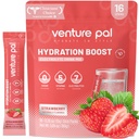 Venture Pal Sugar Free Electrolyte Powder Pakets - Liquid Daily IV Drink Mix for Rapid Hydration & Party Recovery 