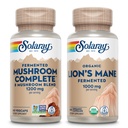 SOLARAY Huba Kompletné a levy Mane Huby Bundle - 8 Huby Huby Supplement Plus Organic Lion