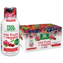 Feel Good Superfoods Vita Fruits and Veggies Immune Support Shot Supplements, Fruit Punch Flavor, Balenie 10 Imunity Shots, Imunity System Booster Drink Vyrobené s 25 Organické ovocie a zelenina