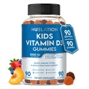 Deti vitamín D Gummy (90 dní dodávky) Vitamín D3 pre deti (1000IU) na podporu Strucutre, svalové funkcie a imunitný systém. Lahodná a vegetariánska Gummy vitamín D