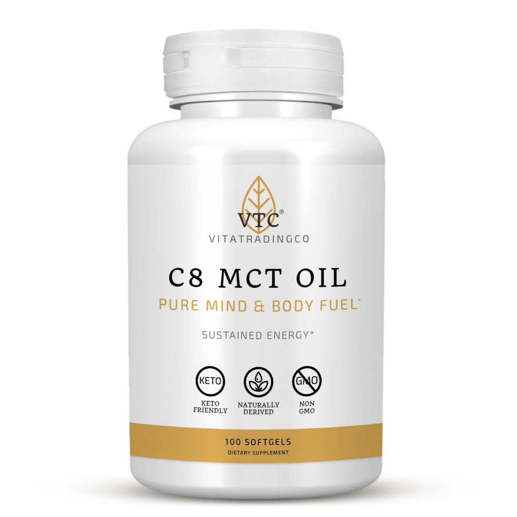 VTC VitaTradingCo. C8 MCT olej kapsule 