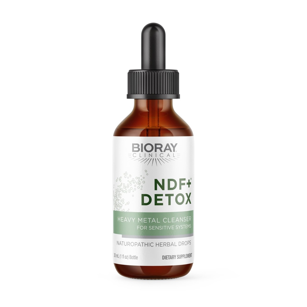 BIORAY Klinický NDF Plus - 1 fl oz - prirodzene odstraňuje toxíny z tela - non-GMO, Vegetariánska, bez lepku