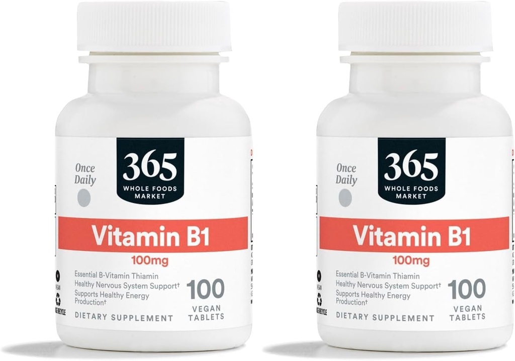365 podľa celého potravinového trhu, vitamín B1 100Mg, 100 tabliet (balenie 2)