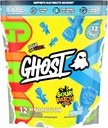 GHOST hydratačné balíčky, kyslé Patch deti modrá malina, 12 tyčinky, Electrolyte prášok - nápoj Mix doplnok s horčíkom, draslík, vápnik, vitamín C - Vegan, bez sóje, cukru a lepidla