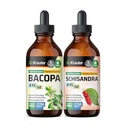 BIO KRAUTER Bacopa Tinture 4 Fl. Oz. & Schisandra Tincture 4 Fl. Oz.