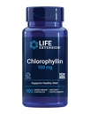 Extension Life Chlorofylín, antioxidant a DNA Health Support, Gluten-free, non-GMO, Vegetarián, 100 Vegetariánskych kapsúl