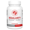 Silver Fern Regularity Digestive Supplement Kapsule Značka - 1 fľaša = 30 Kapsule = 30 Day Supply - Mucosave FG (Prickly Pear Polysacharidy a Olive Leaf Polyfenoly) & SunFiber