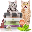 Strawfield Domáce zvieratá L-Lysine Imunitná podpora pre mačky & Kittens - 200g kuracie pečeň chuťové granulát s lopatkou, Imunitné zdravie doplnok Cat úľava prechladnutie, sipot, kongescia, beh nosa, Vodnaté oči