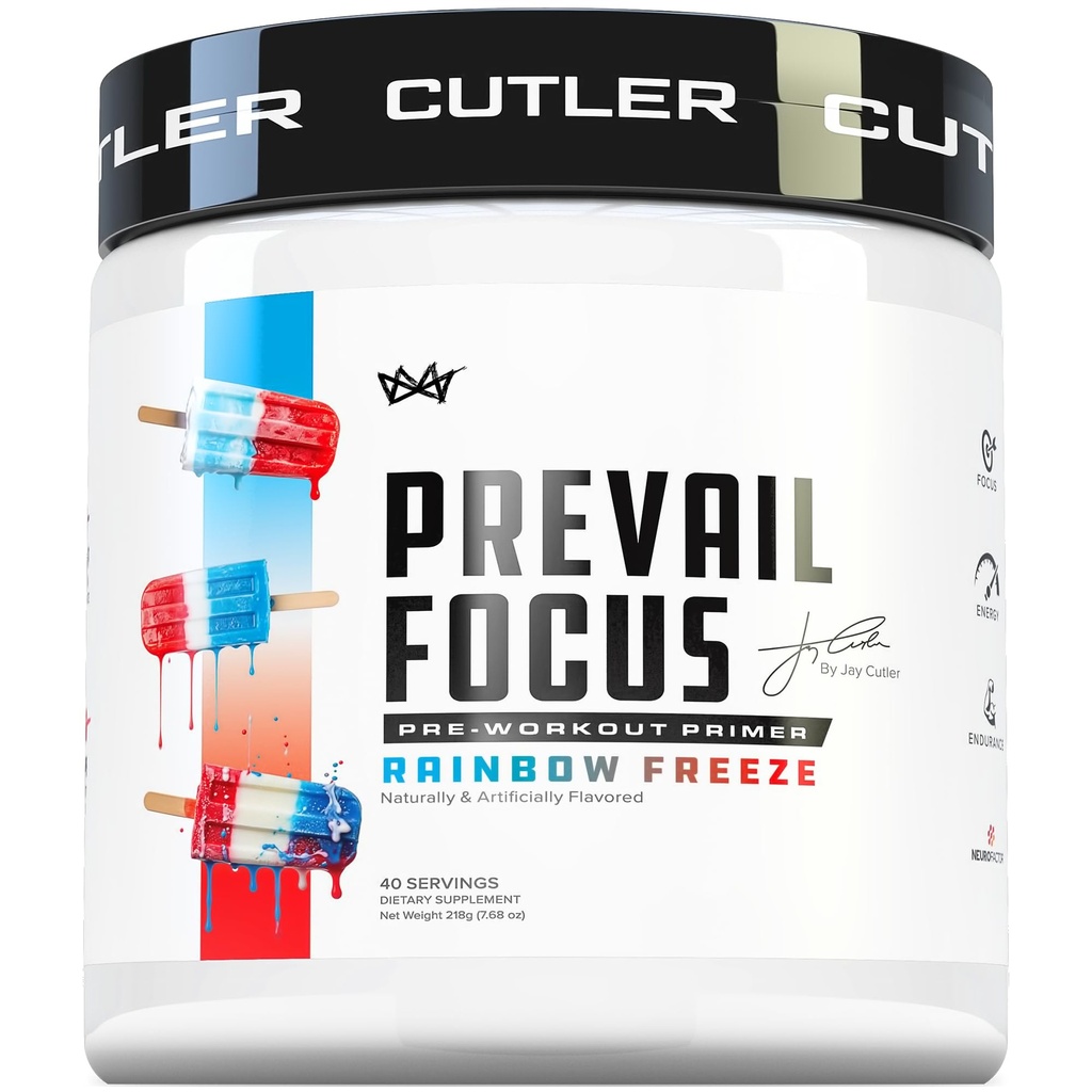 Prevail Pre Workout Powder s nootropnými látkami: Pre Workout pre mužov a ženy, Rezanie okraja energie a zaostrenie doplnok s L Citrulline, Alpha GPC, L Tyrozine, Neurofaktor 