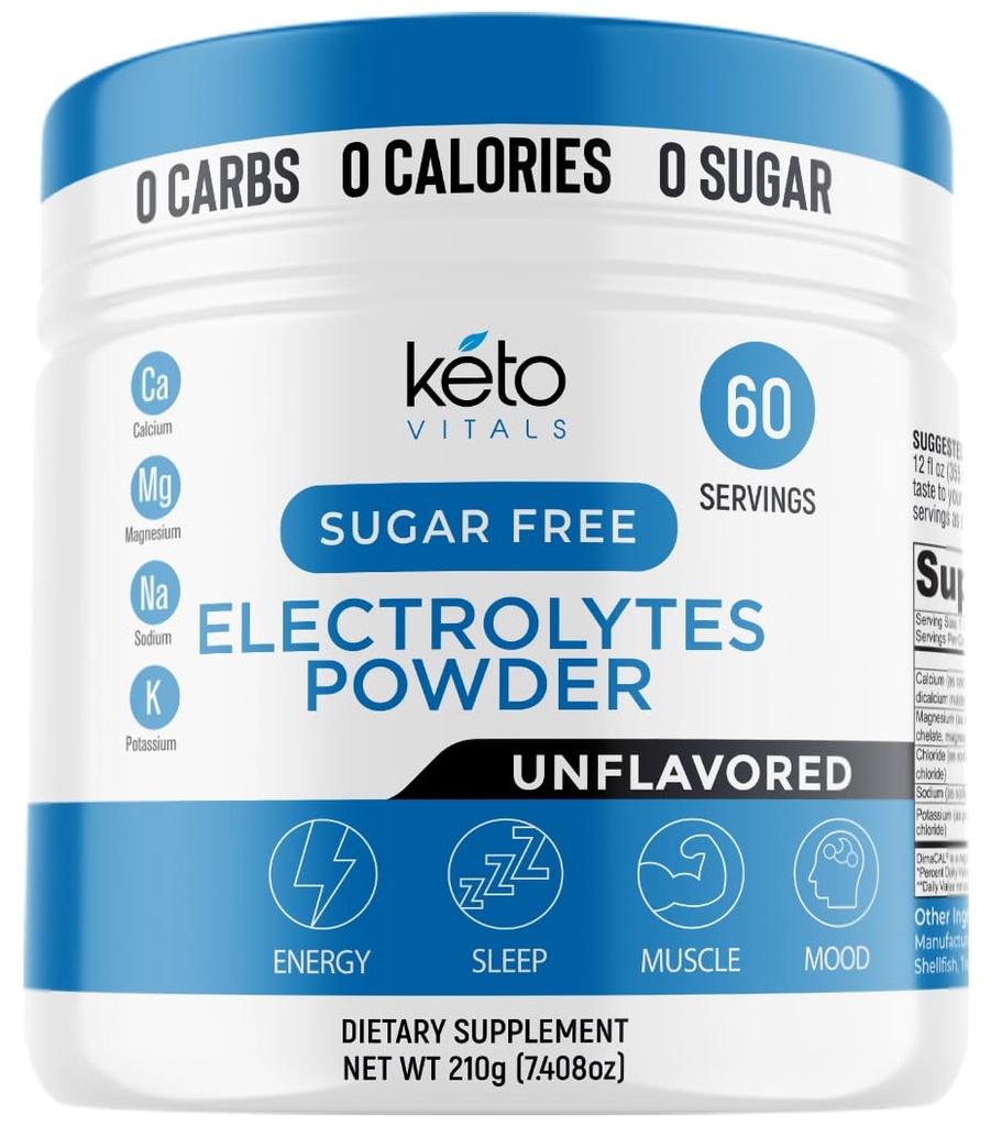 Keto Vitals Neochutený Electrolyte Powder 