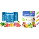Venture Pal Sugar Bezplatne Electrolyte Powder Pakets & Chewable Fast-Melt Electrolyte Tablets, Sport Electrolyte pre beh turistiky Cyklistika Športová výživa