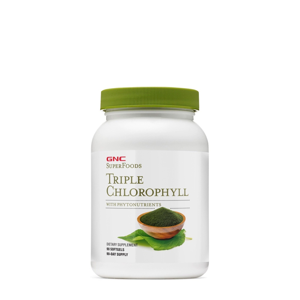 GNC Superfoods Triple Chlorofyl, 90 Softgels