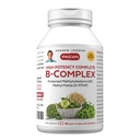ANDREW LESSMAN High Potency B- Complex 60 Kapsule - s vysokými hladinami folátového komplexu a biotínu, podporuje rast buniek, energie, imunitné funkcie, detoxikáciu, metabolizmus tukov a ďalšie