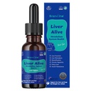 Pečeň Alive metabolický systém Zdravie pre psy a mačky - Funkcia, Mastné, Detox, Chronická hepatitída so SILIFOS®, TUDCA, Rovnaký Vegan Bacon Flavor (60ml)