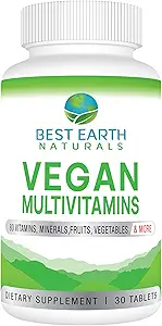 Najlepšie Zeme prírodné Vegan Multivitamíny s 80 kľúčových živín pre dobre Being a vitality 30 Počet