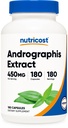 Nutricost Andrographis Extract 450mg, 180 Vegetariánske kapsule - Non-GMO & Gluten Free