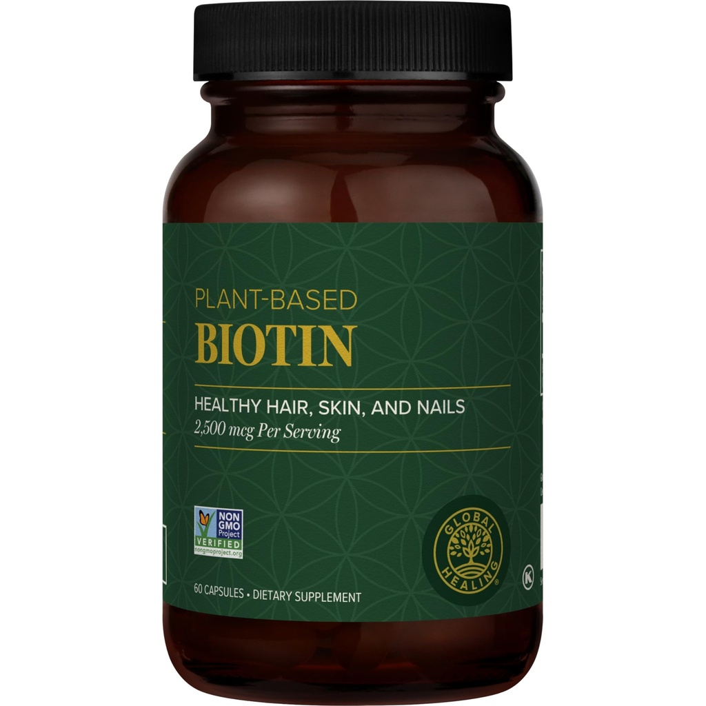 Globálne liečiteľské centrum - biotín (vitamín B7) Biotín pre rast vlasov doplnok Vitamíny, podporuje radiantskú pokožku, a silnejšie nechty, vypadávanie vlasov Vitamíny pre ženy a mužov, viac ako 1000mcg