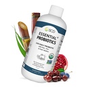 SCD Essential Probiotiká pre ženy, mužov, deti a batoľatá, Živé probiotiká pre trávenie a imunitu, Gut Health Liquid Probiotic Supplement with 11 Kmene 16,3 fl oz by SCD Probiotiká